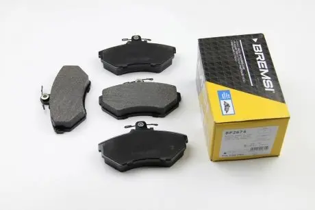 BP2674 Тормозные колодки перед. AUDI A4/SEAT CORDOBA/VW PASSAT 1.6-1.9DH 94-02 (TRW) BREMSI BP2674 BREMSI подбор по vin на Brocar