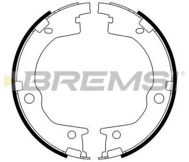 GF0803 Колодки ручного гальма Hyundai Santa FE I,II 06-12/Kia Sorento 06- BREMSI GF0803 BREMSI підбір по vin на Brocar