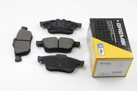 BP3468 Тормозные колодки зад. Renault Latitude 11- (ATE) (123,1x50,6x16,9) BREMSI BP3468 BREMSI подбор по vin на Brocar