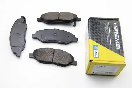 BP3335 Тормозные колодки перед. Nissan Micra 03-10/Note 06-12 (sumitomo) BREMSI BP3335 BREMSI подбор по vin на Brocar