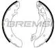 Тормозные колодки зад. Hyundai Lantra 90-00/Coupe 96-02 (Mando) BREMSI GF0733