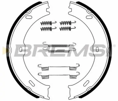 GF03151 Колодки ручного тормоза Sprinter/Crafter 06- (с пружинками) BREMSI GF0315-1 BREMSI подбор по vin на Brocar