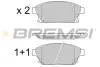 BP3405 Тормозные колодки перед. Astra J/Zarifa/Chevrolet Cruze 09- BREMSI BP3405 BREMSI підбір по vin на Brocar