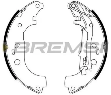 GF0161 Тормозные колодки зад. Nemo/Bipper 08-/Doblo 02- (Lockheed) BREMSI GF0161 BREMSI подбор по vin на Brocar