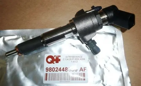9802448680 Форсунка паливна Common Rail (Siemens) Ford/Citroen/Peugeot 1.6TDCIi/HDI PEUGEOT/CITROEN підбір по vin на Brocar