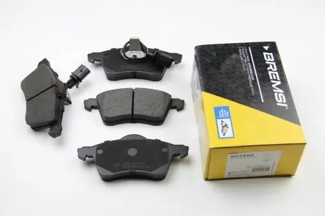 BP2868 Тормозные колодки перед. T4 2.5TDI 96-03 (R15)(с датчиком) BREMSI BP2868 BREMSI підбір по vin на Brocar