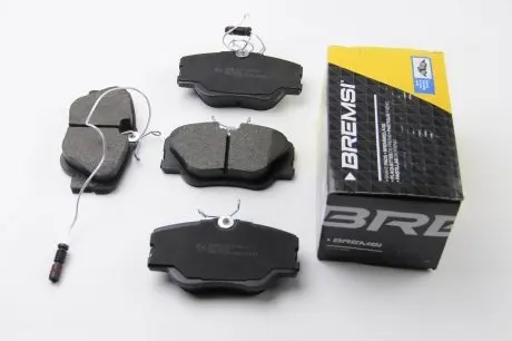 BP2485 Тормозные колодки перед. W201/124 (Lucas) (с датчиком) BREMSI BP2485 BREMSI підбір по vin на Brocar