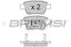 BP3112 Тормозные колодки зад. Toyota Avensis 00-08 (Bosch) BREMSI BP3112 BREMSI підбір по vin на Brocar