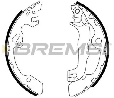 GF0238 Тормозные колодки зад. Focus 98- (203x38)(барабан) BREMSI GF0238 BREMSI підбір по vin на Brocar