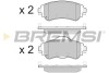 BP3491 Тормозные колодки перед. Citroen C4 II 09- (TRW) BREMSI BP3491 BREMSI підбір по vin на Brocar