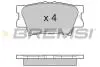 Гальмівні колодки зад. Toyota RAV4 06- (akebono) BREMSI BP3252
