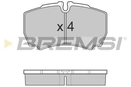 BP3025 Тормозные колодки зад. Daily 99- (без спарки) BREMSI BP3025 BREMSI підбір по vin на Brocar