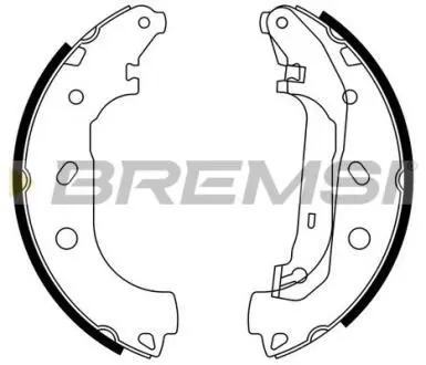 GF0244 Тормозные колодки зад. Connect 02- (бараб.) BREMSI GF0244 BREMSI підбір по vin на Brocar