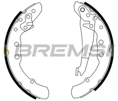 GF0021 Гальмівні колодки зад. Caddy II 86-04 (ATE) BREMSI GF0021 BREMSI підбір по vin на Brocar