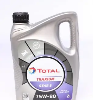 214083 Олива 75W80 Transmission Gear 8/BV (2L) більше не постачається TOTAL підбір по vin на Brocar