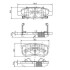 N3615015 Комплект тормозных колодок, дисковый тормоз NIPPARTS підбір по vin на Brocar