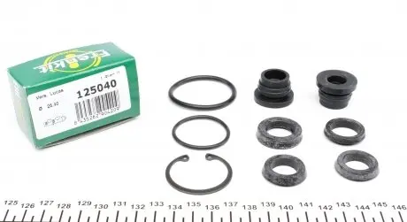 125040 Ремкомплект циліндра гальмівного (головного) Audi A6/VW Passat 96-05 (d=25,4mm) Lucas FRENKIT підбір по vin на Brocar