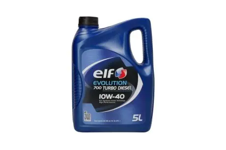216672 Олива 10W40 Evolution 700 Turbo Diesel (5L) ELF підбір по vin на Brocar