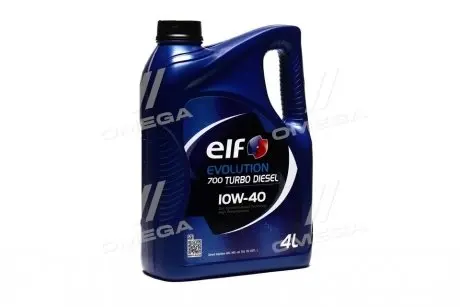 216673 Олива Evolution 700 TURBO DIESEL 10W-40 (4L) ELF підбір по vin на Brocar
