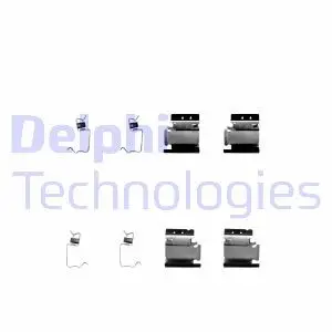 LX0313 Ремкомплект гальмівних колодок DELPHI підбір по vin на Brocar