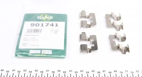 901741 Планка супорта (заднього) прижимна (к-кт) Toyota Corolla 02-07 (Lucas) FRENKIT підбір по vin на Brocar
