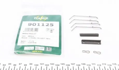901125 Планка суппорта (заднего) прижимная (к-кт) Renault Clio 91-06 (Bendix) FRENKIT подбор по vin на Brocar
