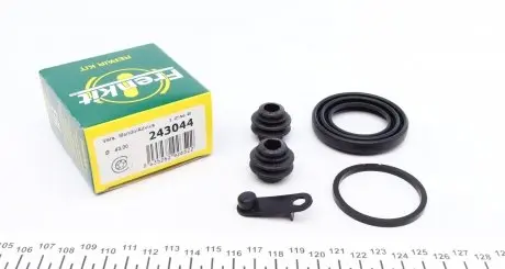 243044 Ремкомплект супорта (заднього) Hyundai Santa Fe/Kia Sorento II 09- (d=43mm) (Mando) FRENKIT підбір по vin на Brocar