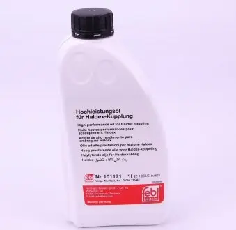 101171 Олива в муфту Haldex (1L) (Audi/Seat/Skoda/VW) (VW TL 52175-X) FEBI BILSTEIN підбір по vin на Brocar