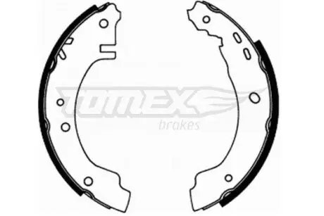 2166 Гальмівна колодка. TOMEX підбір по vin на Brocar