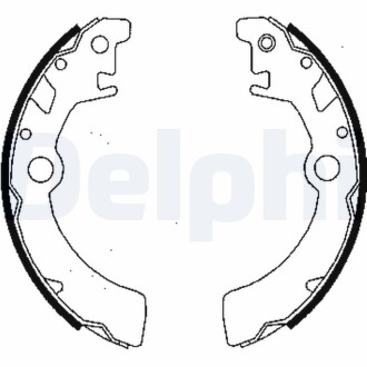 LS1846 Тормозные колодки. DELPHI подбор по vin на Brocar