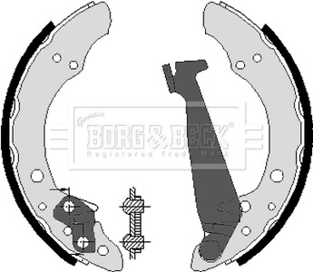 BBS6213 Тормозные колодки барабанные BORG&BECK подбор по vin на Brocar