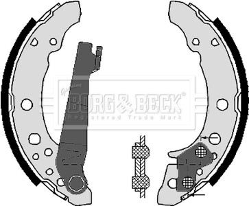 BBS6248 Тормозные колодки. BORG&BECK подбор по vin на Brocar