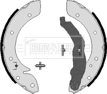 BBS6198 Тормозные колодки. BORG&BECK подбор по vin на Brocar