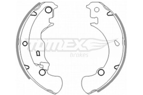 2042 Тормозные колодки. TOMEX подбор по vin на Brocar