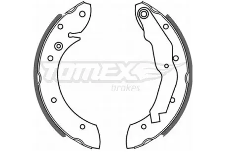 2133 Гальмівна колодка. TOMEX підбір по vin на Brocar