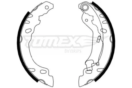 2161 Гальмівна колодка. TOMEX підбір по vin на Brocar