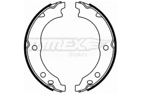 2168 2168 Гальмівні колодки ручника DUCATO 02- TOMEX підбір по vin на Brocar