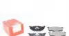 218661701 Колодки тормозные (передние) Skoda Fabia/VW Polo 94-14 (Ate-Teves) ZIMMERMANN підбір по vin на Brocar