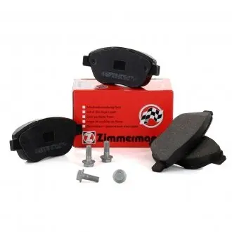 236001901 Колодки тормозные (передние) Citroen C4 04-11/Peugeot 207/307 02-13 (Bendix-Bosch) ZIMMERMANN подбор по vin на Brocar
