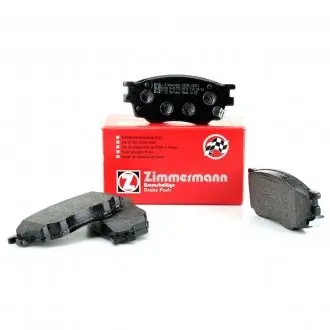 242461701 Колодки тормозные (передние) Mazda 6 02-07 (131.5x56.2x17) (Akebono) ZIMMERMANN подбор по vin на Brocar