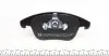 247052001 Колодки тормозные (передние) Audi A4/A5 07- (Ate-Teves) (с датчиком) ZIMMERMANN підбір по vin на Brocar