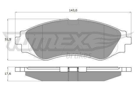 1074 КОЛ. пер. /GDB3171 /WVA 23234 TOMEX підбір по vin на Brocar