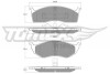 1534 Гальмівні колодки дискові TOMEX підбір по vin на Brocar