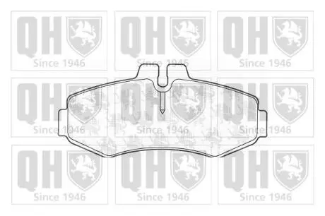 BP1096 Тормозные колодки дисковые QUINTON HAZELL подбор по vin на Brocar