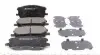 237341701 Колодки тормозные (передние) Lexus RX 03-08 (140.8x59.4) (Sumitomo) ZIMMERMANN підбір по vin на Brocar