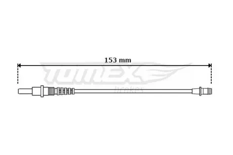 3045 Датчик тормозных колодок TOMEX підбір по vin на Brocar