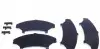 259791701 Колодки гальмівні (передні) Suzuki SX4/ Vitara 1.4 T/1.6 14- (з датчиком) (Akebono) ZIMMERMANN підбір по vin на Brocar