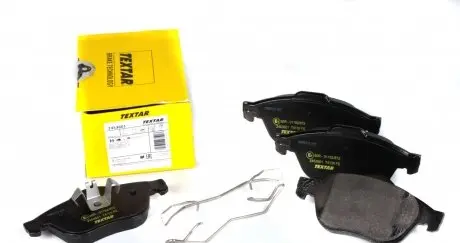 2453601 Колодки гальмівні (передні) Renault Scenic 03- (Teves) Q+ TEXTAR підбір по vin на Brocar