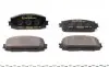 2434701 Колодки тормозные (передние) Toyota Corolla 06/Yaris 05- (Akebono) TEXTAR підбір по vin на Brocar