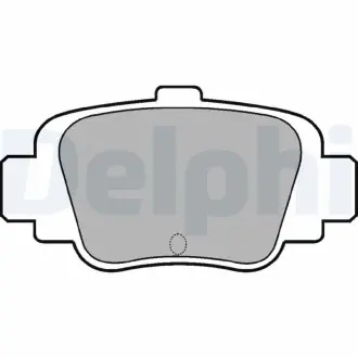 LP780 Тормозные колодки дисковые DELPHI підбір по vin на Brocar